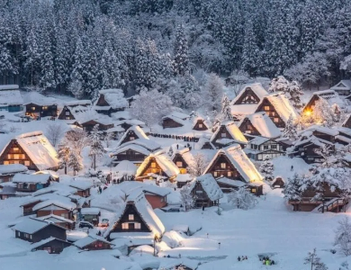 Tour Nhật Bản Mùa Đông: NARITA – FUJI - SHIRAKAWA GO – OSAKA 